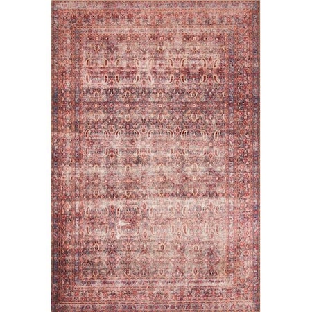 Loloi Loloi Rugs LORELQ-05EGCS2339 2 ft. 3 in. x 3 ft. 9 in. Loren Hand Knotted Rug; Eggplant & Crimson LORELQ-05EGCS2339